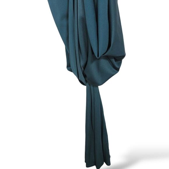 Lulus Infinite Glory Maxi Dress Green Teal M Style IDB71970 Regency Formal Party - Picture 4 of 7